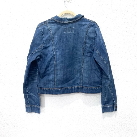 Old Navy Blue Jean Jacket Classic Style XL - Picture 5 of 7